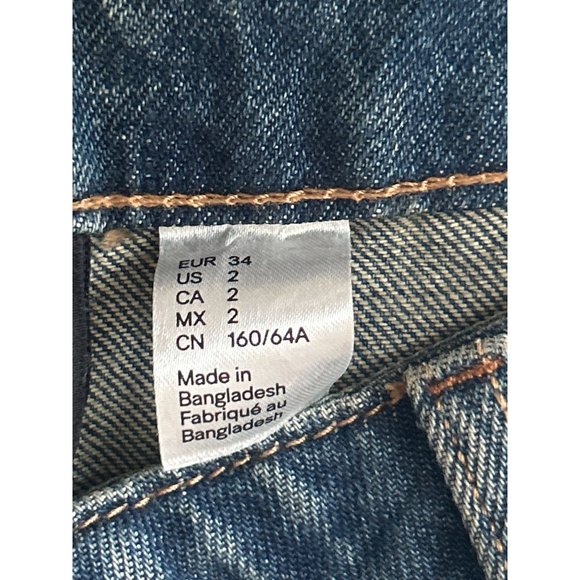 Divided H&M 90’s High Waist Baggy Jeans, Size 2 - Picture 5 of 10